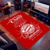 1pc FC Bayern München logo Print Area Rug - Soft,Washable Non-Slip Indoor Mat for Office Chairs,Living Room,Home Office Decorative Rug