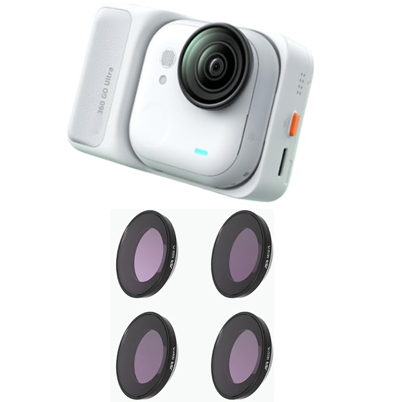 

Insta360 Go Ultra Filter Lens Filter Kit with Optical High and for Protection Glass, Transmittance, Multi-Layer Coating, Waterproof,