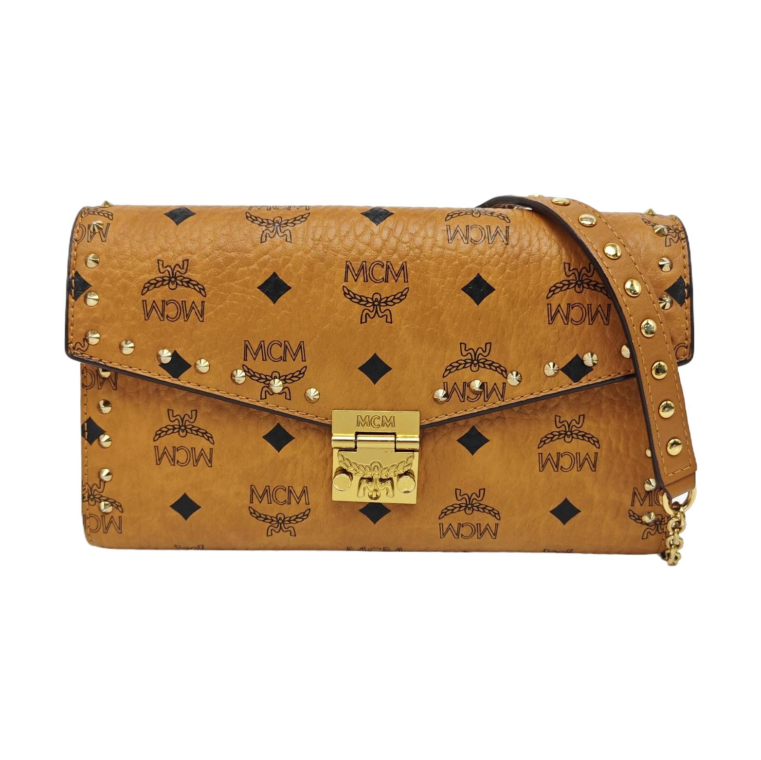 [Pre-Owned] Millie Medium Cognac Coated Canvas