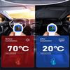 Titanium Upgraded Car Windshield Sun Shade Umbrella 7-Layer UV Blocking Sunshade