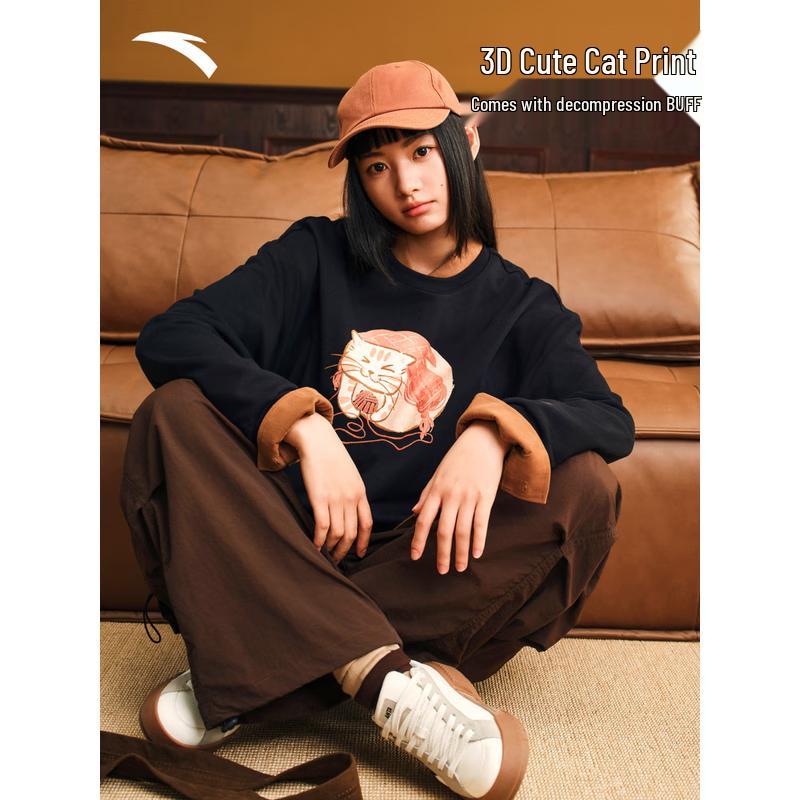 ANTA Women's Meow Meow Pullover