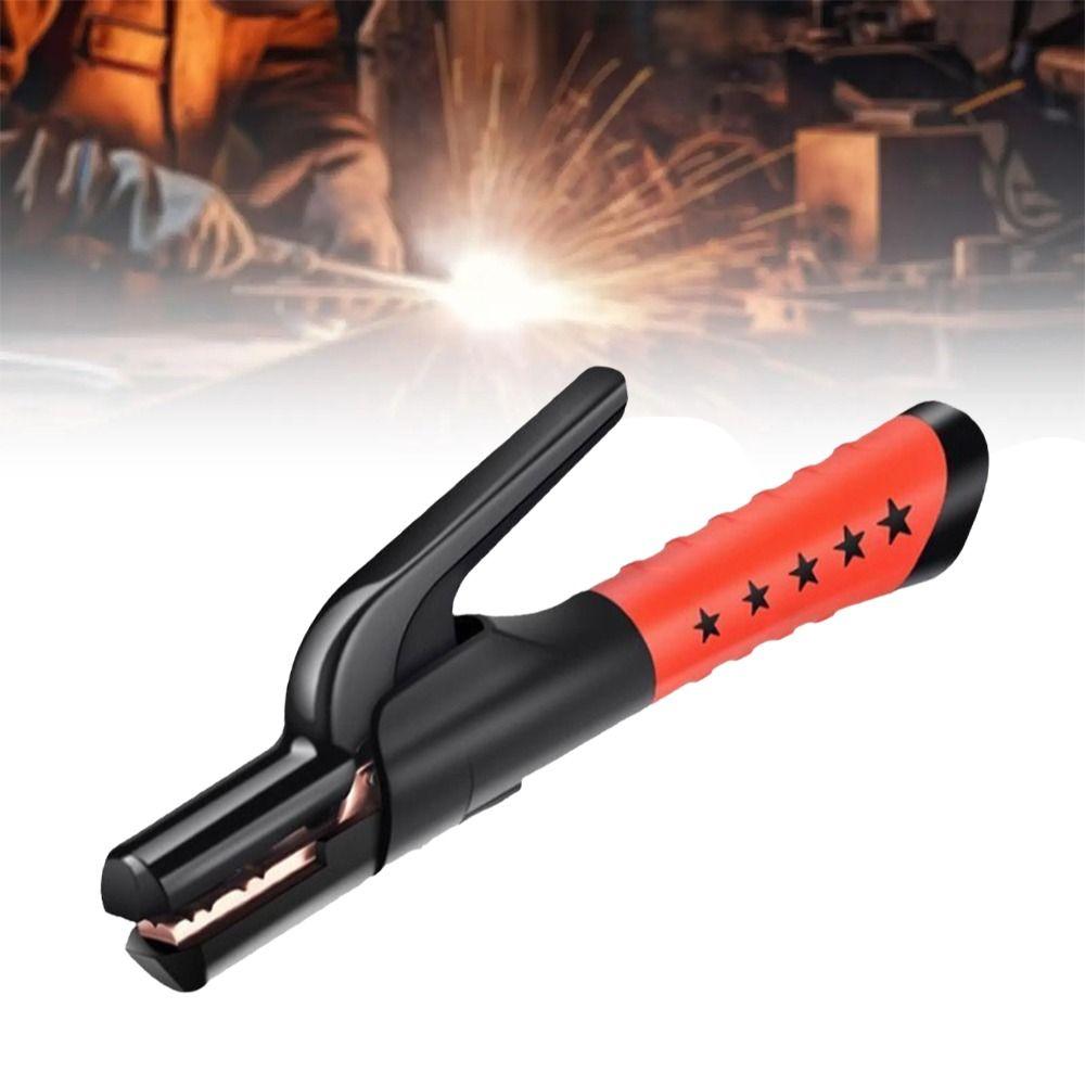 Secure Grip Welding Electrode Holder Heavy Duty Welding Tongs Electrode Clamp Welding Machine