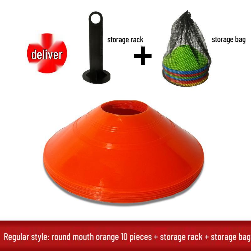 Zestaw dysków z numerowanym logo: Blokada drogowa Butterfly Pier do treningu piłkarskiego