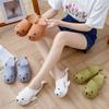 Fashion PVC Slippers Fashion Parent-child Seal Baotou Male Cartoon Girl Sandals Couple Bathroom Can Wear Shoes Outside Casual 2025