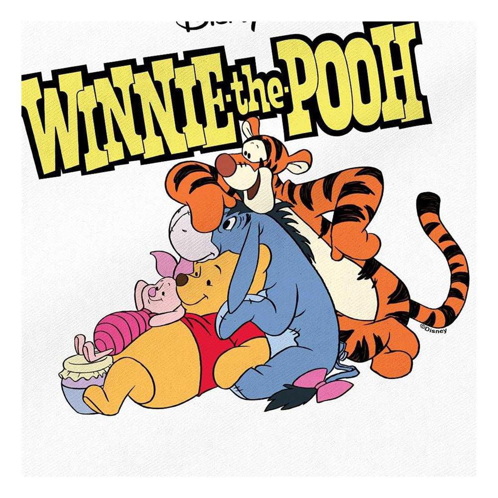 Winnie the Pooh Friends Retro Logo Reusable Tote Bag