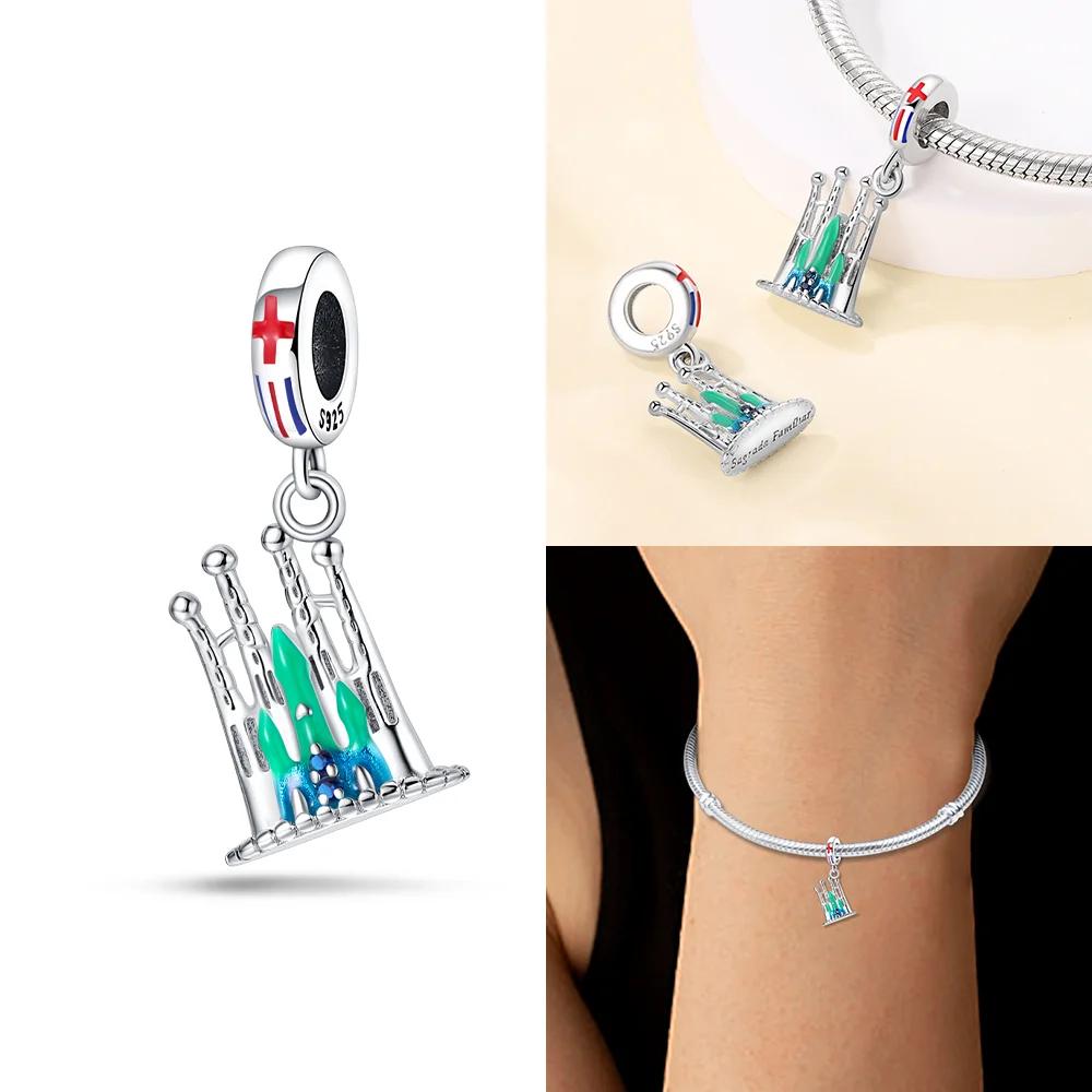 Copper Original Boys Girls Holding Gifts Perfume Bottles Charms Beads Fit Bracelet Women Diy Accessories