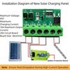 1Pcs New DC 6-45V Control Circuit Board Fully Automatic Auto On Off Solar Street Light Board 10A Light Drive Control Board