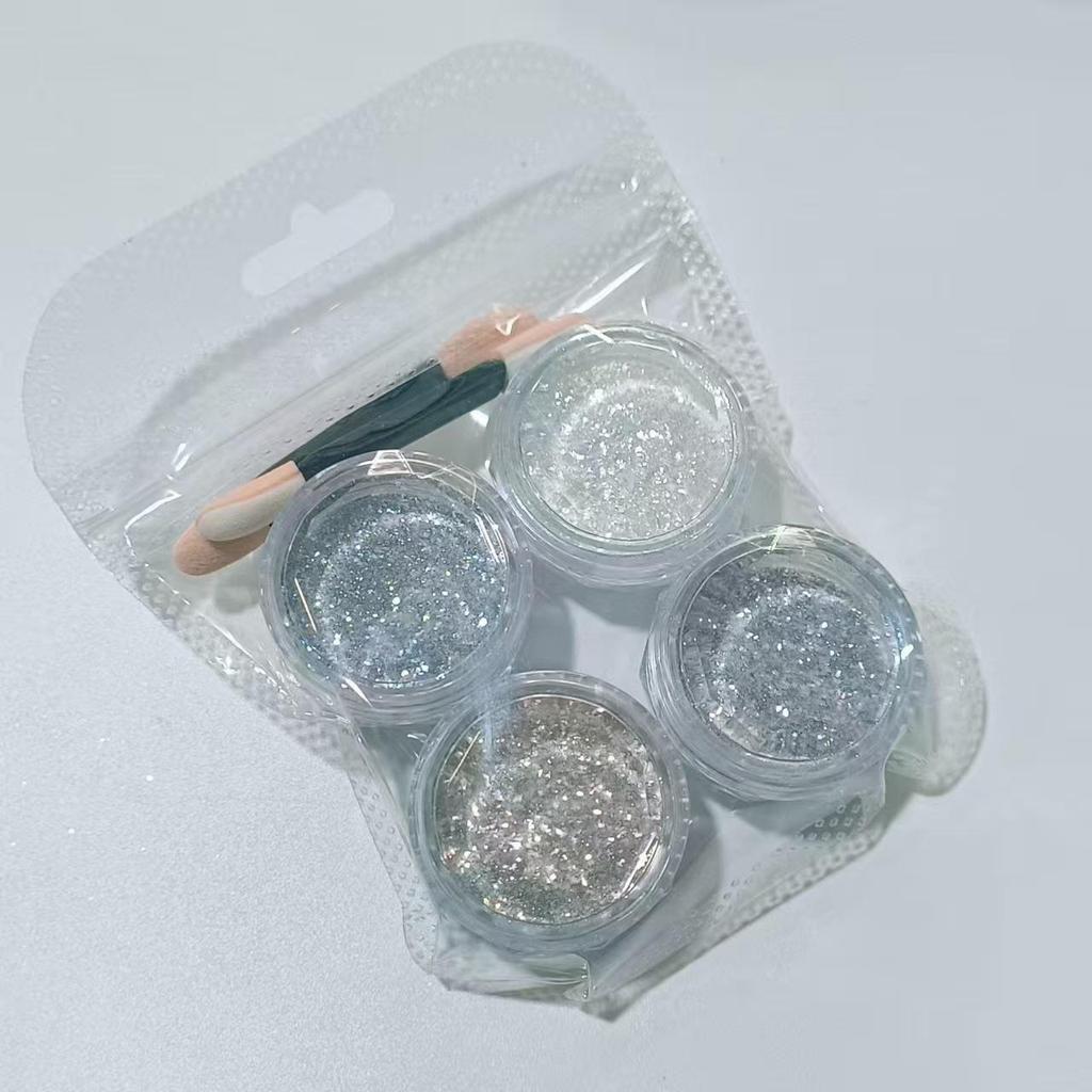 Aurora Crushed Diamonds Nail Glitter - Super Sparkle Galaxy Foil Ornaments