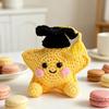 Crochet Desk Buddy Funny Cute Handmade Graduation Star Crochet Inspirational Doll For Living Room Bedroom Office Car Bookshelf