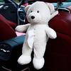 Car Tissue Box Cute Plush Bear Car Sun Visor Tissue Box Holder Auto Interior Storage Organizer Box Car Decoration Car Accessorie