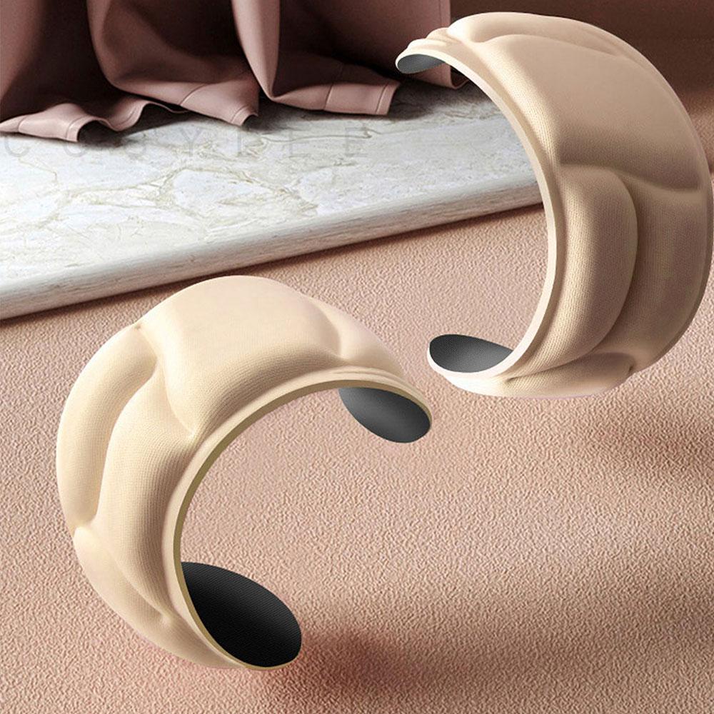 4 Stück 5D Massage Memory Foam Einlegesohle, Verdickte Atmungsaktive Polsterung, Bequeme und Schmerzresistente Einlegesohle für Hohe Absätze, Nicht Ermüdend für die Füße