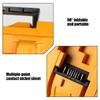 4 Channel Fast Charging Adapter For Dewil 20V Lithium Batteries With LED Indicators And Portable Handle ABS Construction