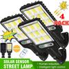 Solar Lamp Solar Street Lights Outdoor With 3 Lighting Modes Waterproof Motion Sensor Security Lamp for Garden Patio Path Yard