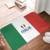 Flag of Italy Floor Mat for Front Door Personalized Door Mat Non Slip Kitchen Bathroom Carpet Rug Home Office Decoration