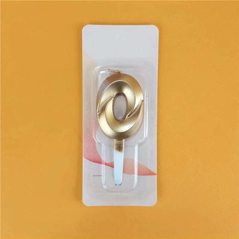 Birthday Candles Cake Decorating Candle 3D Number Glitter Digital Candle Cake Topper Birthday Party Wedding Cake Decor