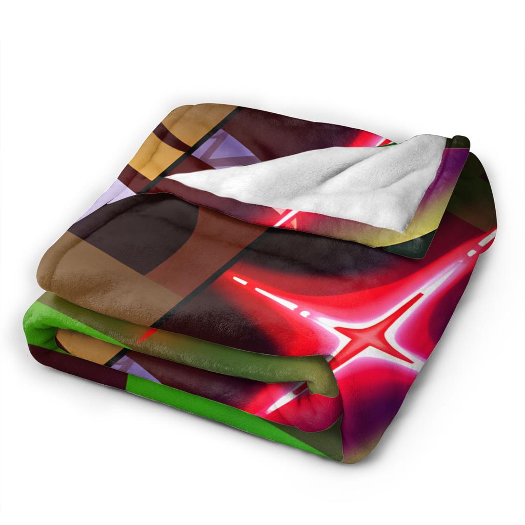 Forsaken Game Art Pixel Charakter Flanelldecken Junge Mädchen Warm Gemütlich Überwurfdecke Winter Außen Bettdecke Sofa Bettbezug