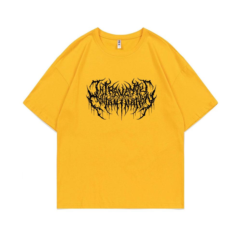 Playboi Carti Narcissist Print T-Shirt Opium Actual Hate Hip Hop Rapper Tshirt Unisex's Fashion Gothic T Shirts Male Vintage Tees