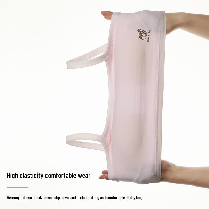 Reiner Baumwoll-Büstenhalter-Westen für Mädchen in der Mittel- und Oberstufe – Leichte Schülerunterwäsche