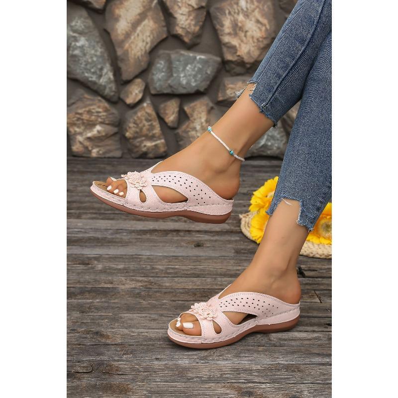 New Summer 2026 Collection Women's Sandals Women's Wedge Flower Beach Sandals and Slippers