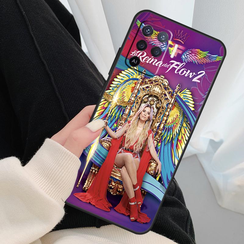 The Queen of Flow Case For Oppo A96 A76 A16 A60 A98 A58 A78 A18 A38 A80 A40 A77 A57 A17 A74 A54 A94 A15 A5 Pro