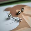 Silver Earrings with London Blue Topaz 0.69ct (2187646)