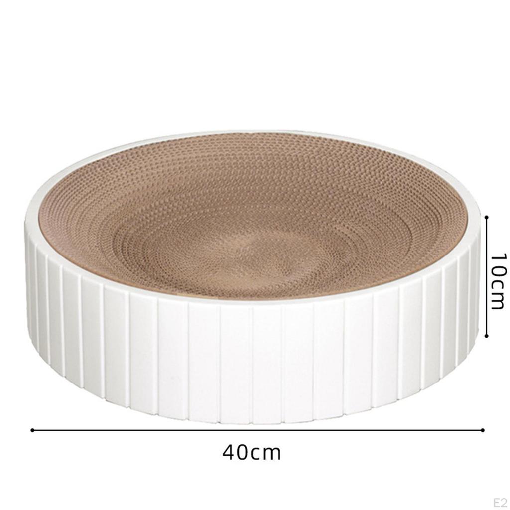 Cats Scratcher Bowl Nest Protect Furniture Anti Slip Scratching Board for Decoration