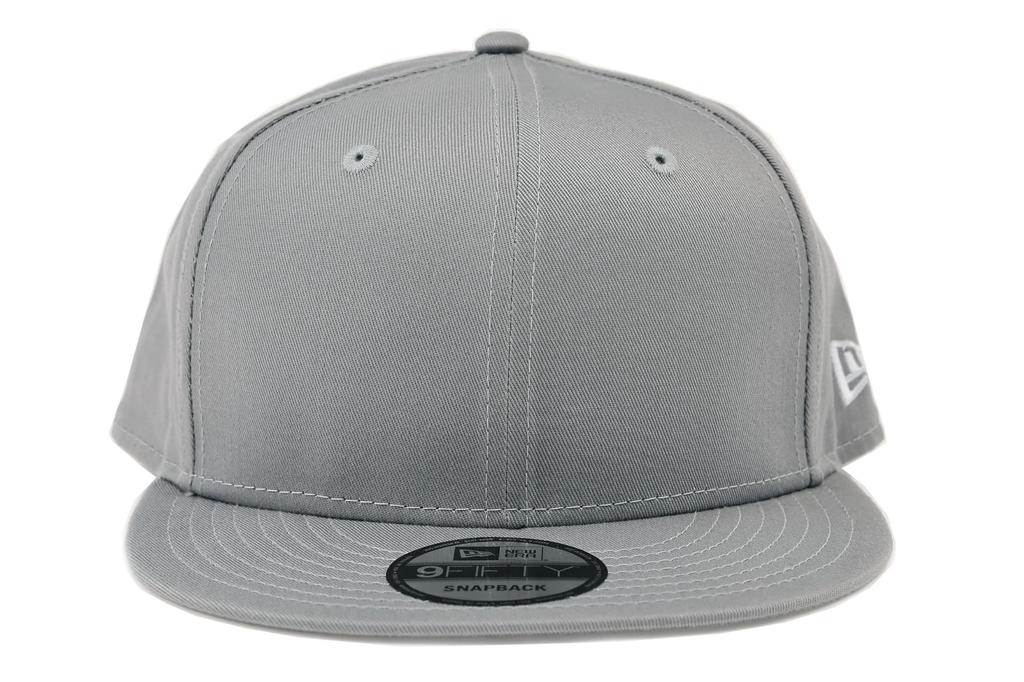 NEW ERA Cap 9FIFTY Flat Bill Snapback Cap Nine Fifty Snapback Grey