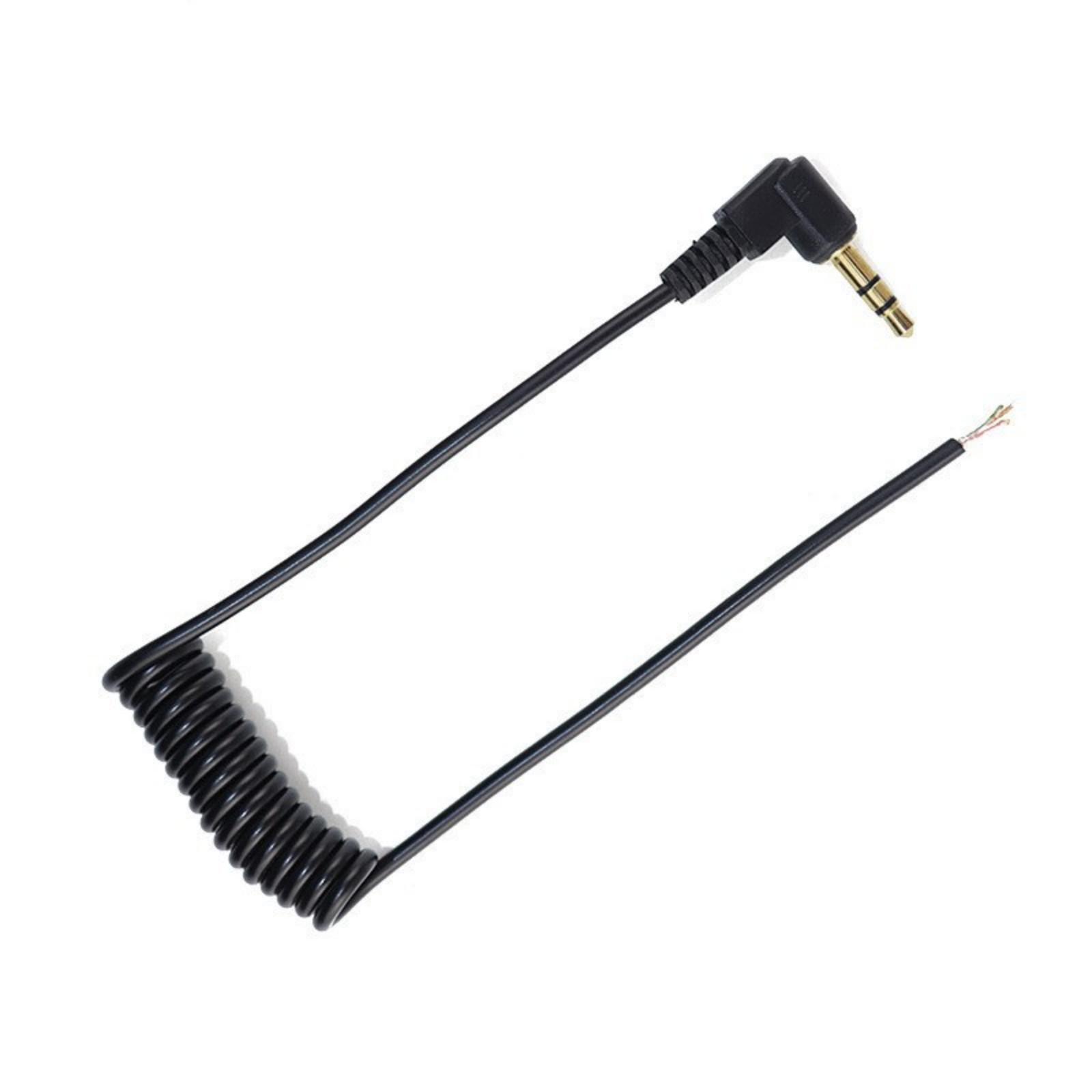 

Professional 3.5mm Male to Bare Wire Connector Open End Spring Cable for Speaker Device Cable Replacement Repair 1