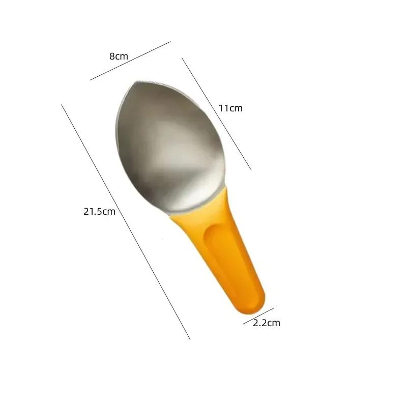 Multifunctional Mango Slicer Fruit Pulp Separator Mango Splitter Cutter Corer Stainless Steel Spoon Diced for Kitchen Tools 2023