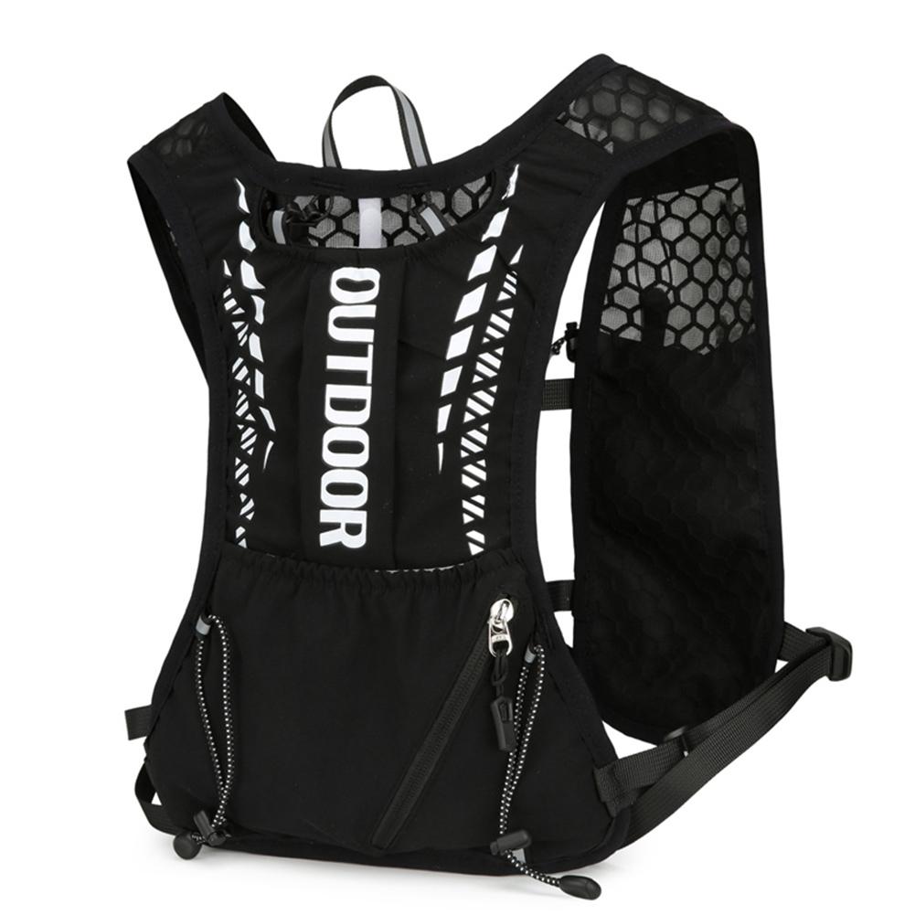 Outdoors Running Vest, Lightweight Breathable Running Vest, Reflective Outdoors Hydration Pack for Hiking Trail Running