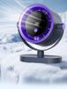 3-in-1 Digital Display USB Charging Multi-functional Air Circulator: Table, Standing, Wall-mounted, Clip-on Fan for Dormitory or Office