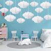 20pcs Cloud Decorations Hanging Tissue Pom Poms Honeycomb Decor Artificial Cloud Ornaments Cloud Honeycomb Hanging Decorations