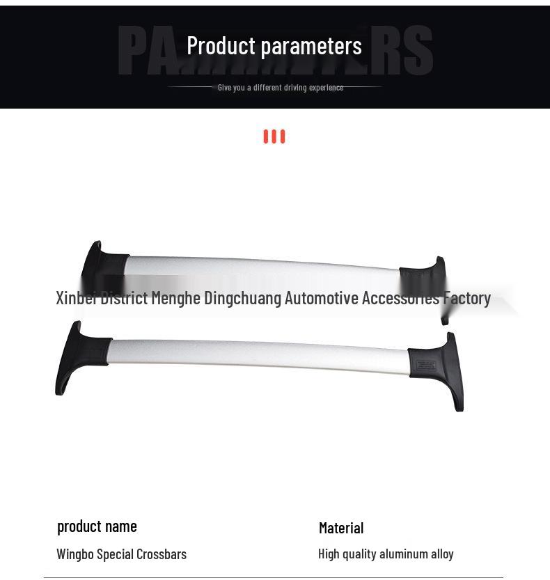 BYD Yuan Roof Rack: Pro Horizontal Luggage Crossbars Add-On