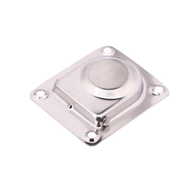 1Pc 65X56Mm Stainless Steel Square Pull-Ring Springloaded Boat Deck Hatch Pull Flush Mount Hardware Cabinet Recessed Rings Pull