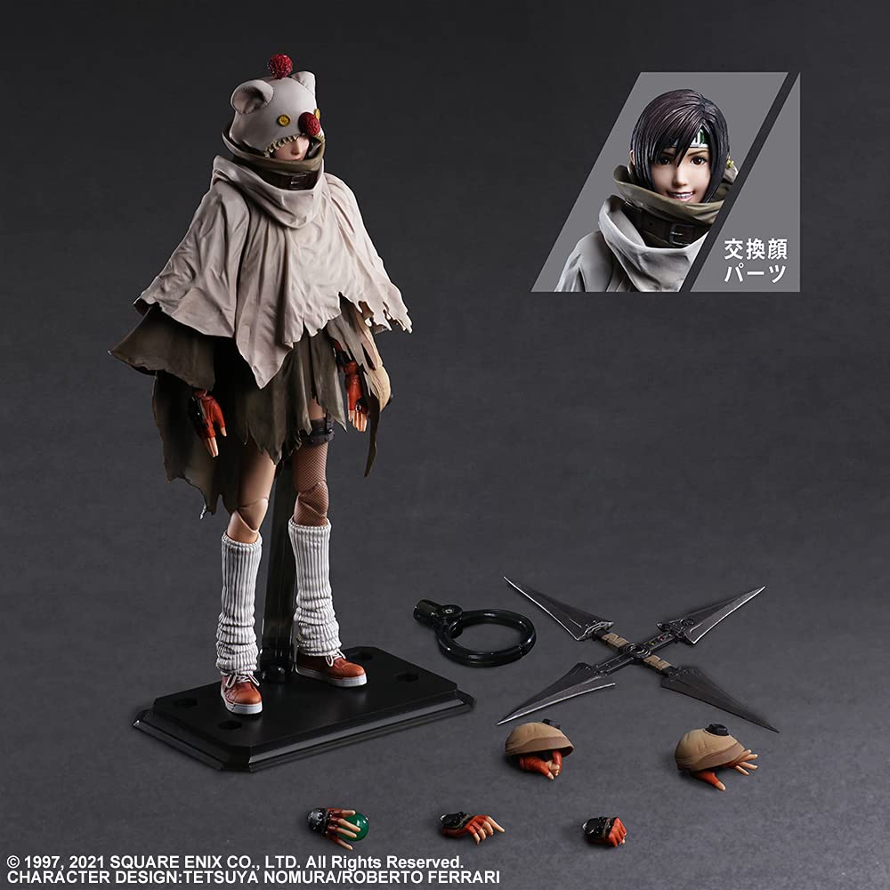 Final Fantasy VII Remake Intergrade PLAY ARTS Kai Yuffie Kisaragi PVC malowana ruchoma figurka