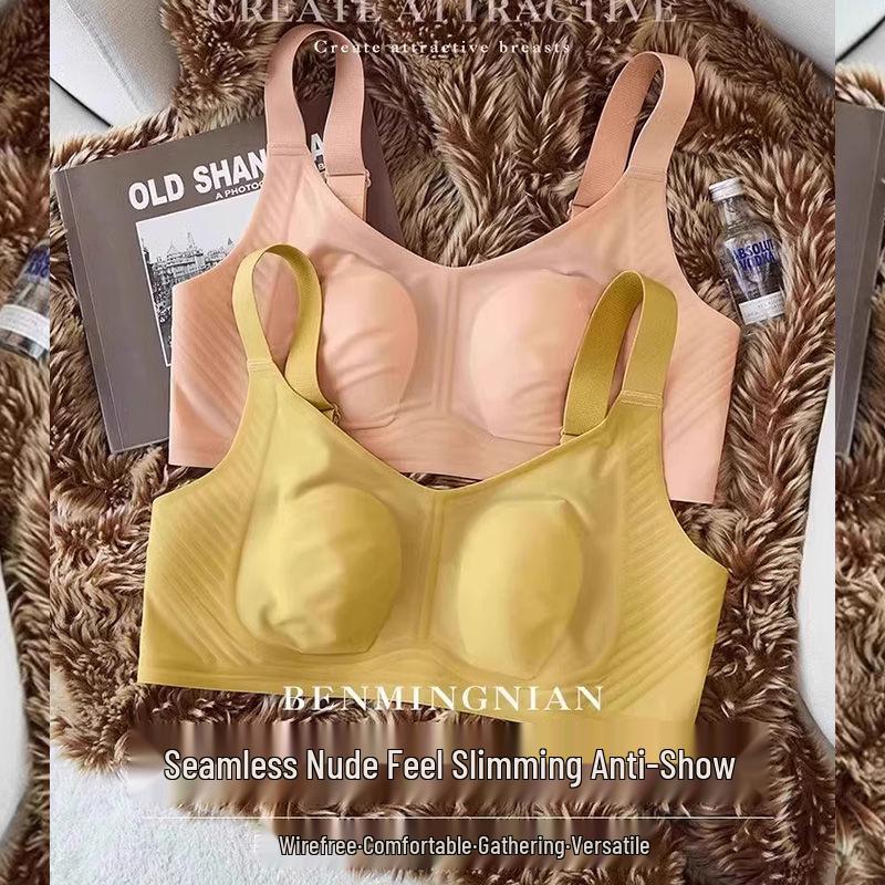 Women's Bust Minimizer: Ultra-Thin Support, Anti-Sag Seamless Cool Full Cup Bra for Summer