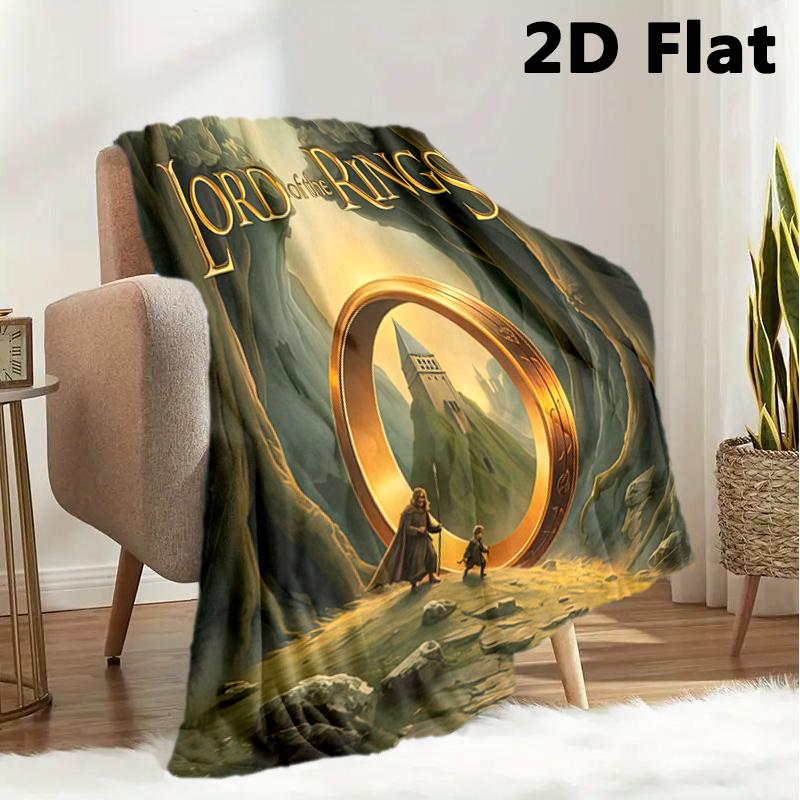 1PC The Lord of the Rings blanket, all-season lightweight home office outdoor nap multifunctional blanket, Christmas gifts