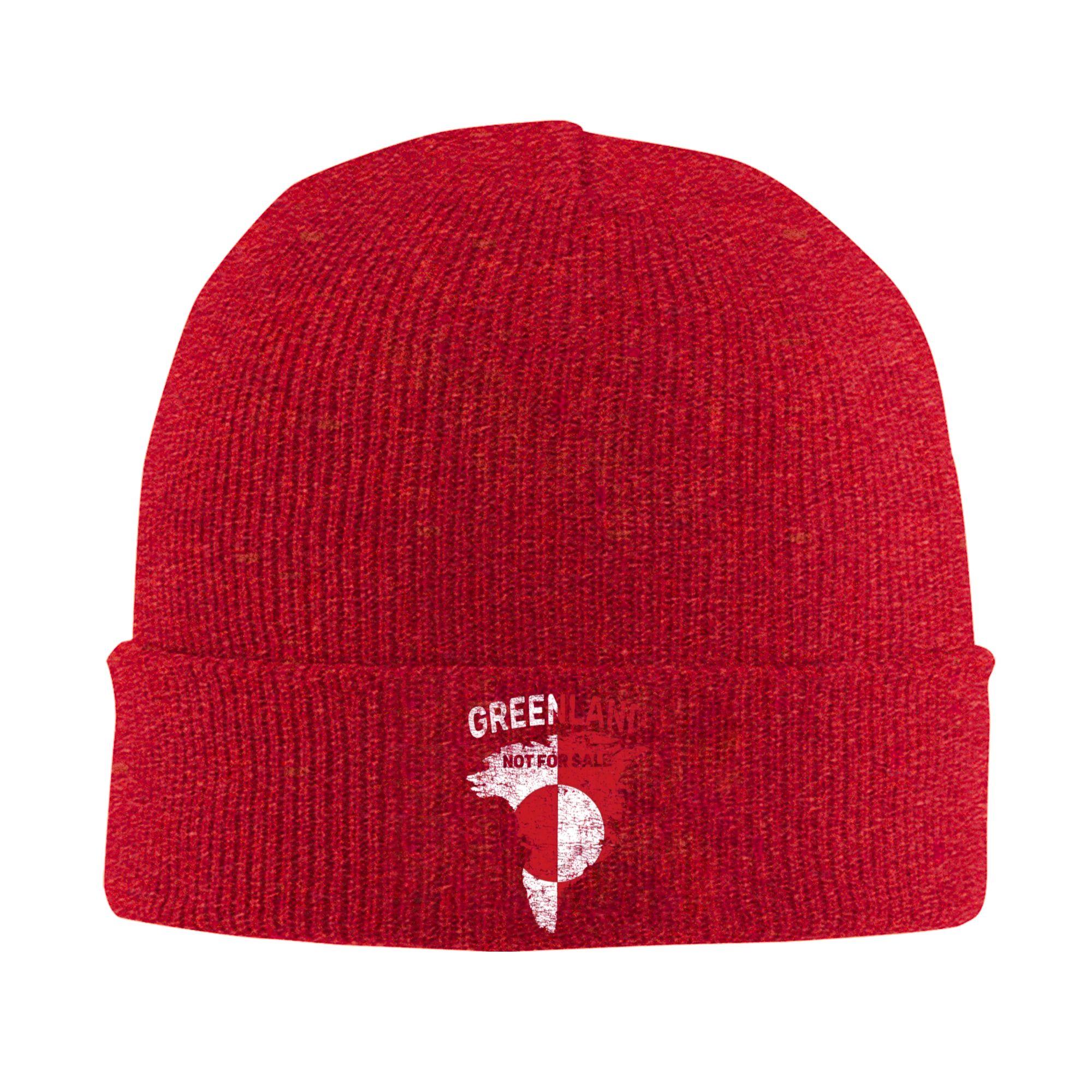 

Greenland Not For Sale Map Knitted Hat Fashion Caps Men Women Gym Beanie Hats Autumn Winter Graphic Warm Soft Bonnet Hats One Size