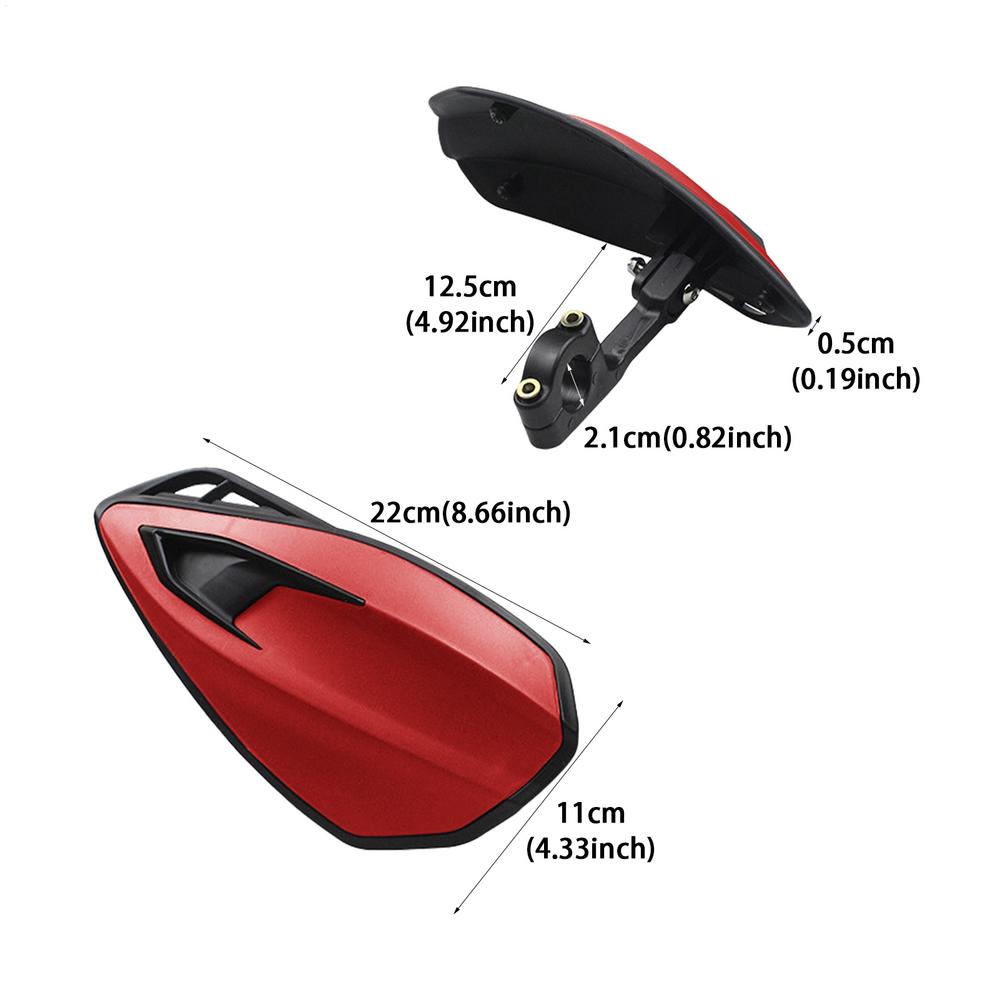 2pcs Motorcycle Handle Wind Deflector Motorcycle Handle Guards Handle Grip Guards Anti-fall Riding Hand Protective Cover
