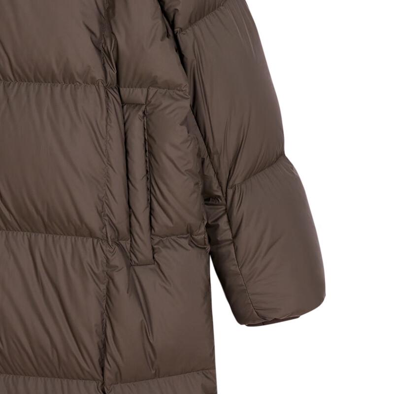 Less 2024 Women's Hooded Loose-Fit Goose Down Jacket
