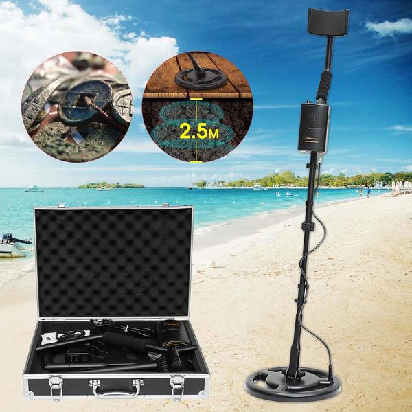 Silber- und Gold-Untergrund-Metalldetektor, Bagger, Schatzsucher, Tiefe 2,5 m, professionell, AS944