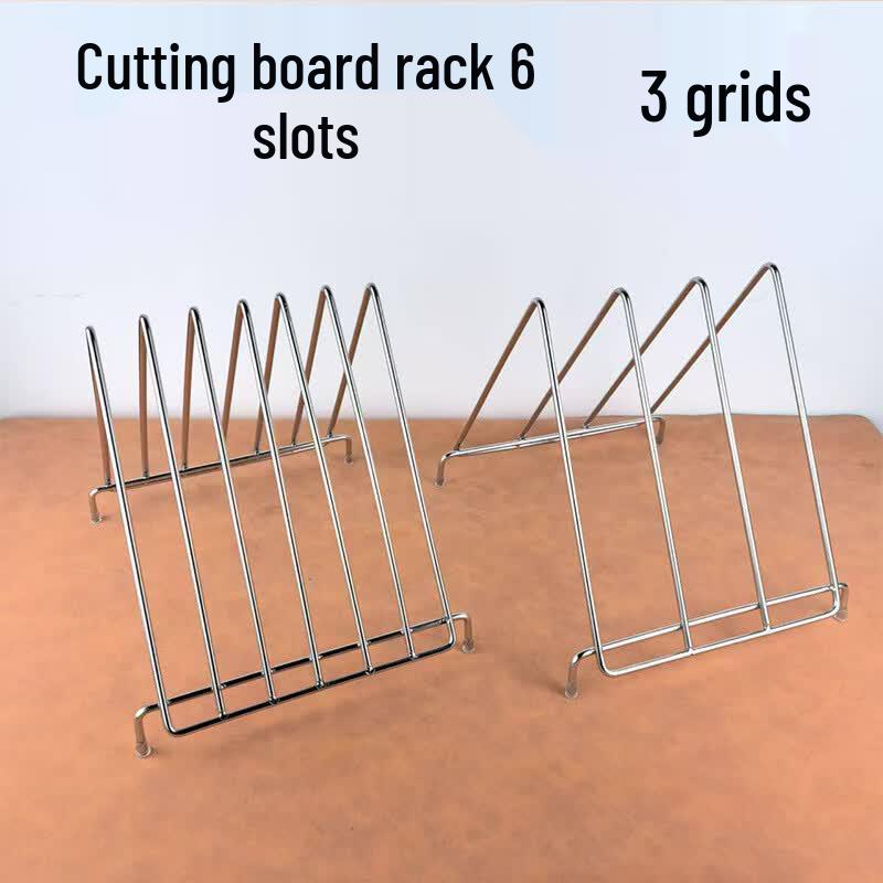 Stainless Steel Countertop Cutting Board Rack