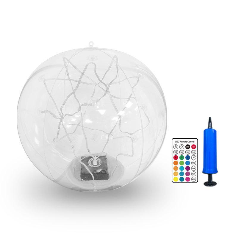 

Solar Floating Ball Lights IP68 Waterproof Inflatable 16 Colors with Remote Control for Outdoor Beach Pond Yard Solar Pool Light