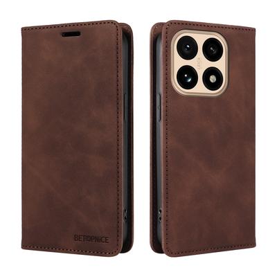 Pour Xiaomi 15T Étui BETOPNICE Fermeture Magnétique Portefeuille Blocage RFID Support Housse de Téléphone en Cuir