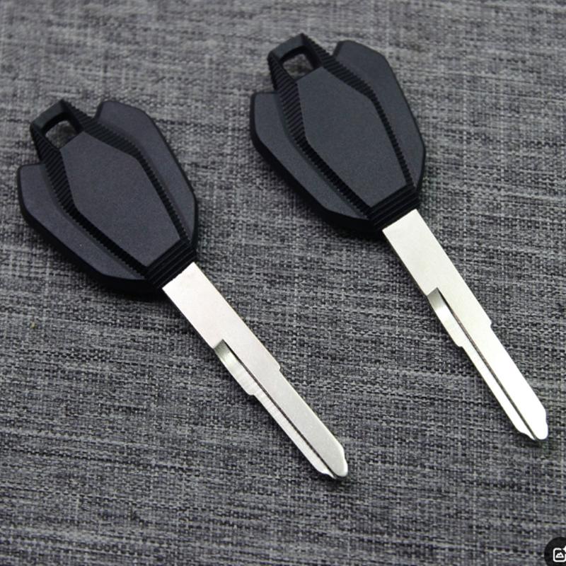 10pcs For Suzuki Haojue DR/TR/XCR300 Motorcycles Auxiliary Key Shell-left Side Key Blank Electric Door Lock Embryo