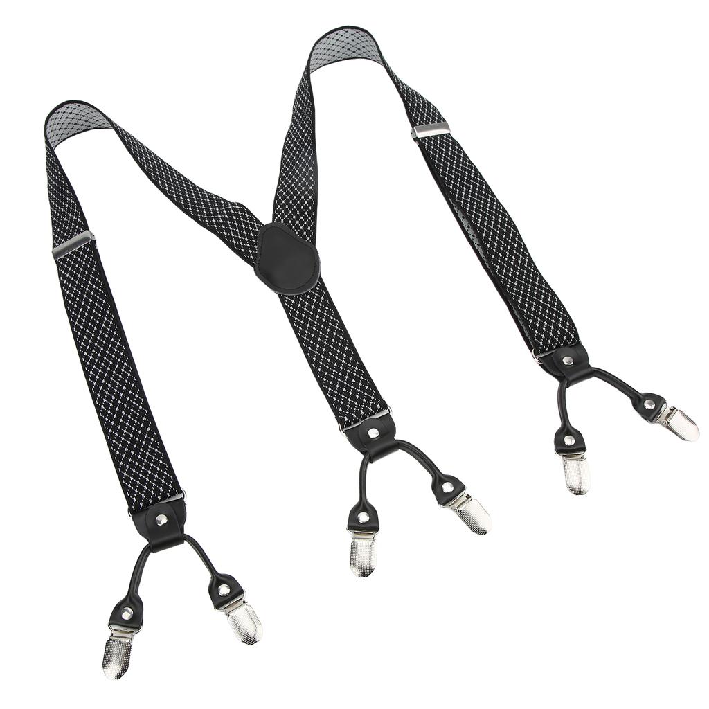 Mens Suspenders Easy Adjustable Y Shaped Straps 3.5x110cm1.4x43.3in Ergonomic Suspenders for