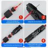3XUF 10Pieces Practical Solar Connectors IP67 Portable Accessory for Secure and High Performances Efficents Energy Transfer