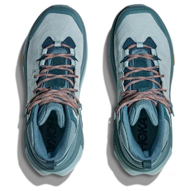 Hoka One One Kaha 3 Gtx Comfortable Durable Non-Slip Wear-Resistant Mid-Top Hiking Shoes Women Hiking Shoes Blue 1162531-MRZ