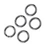 5 Pack Zinc Alloy Round    Snap Hooks, Hook Key Chain Clips, Secure Locking Buckle for Key   Tool Attachment