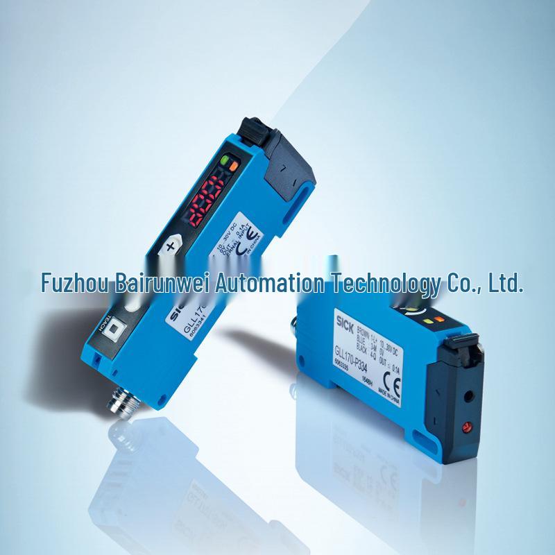 GLL170-N332 Fiber Optic Sensor, Flexible Installation, Brand New, In Stock (Model: 6063337)